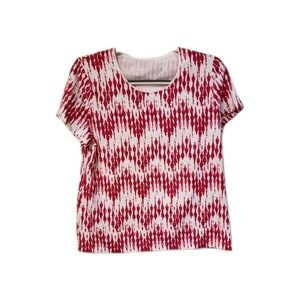 Kim Rodger Top Size PL Pink And White New Without Tags